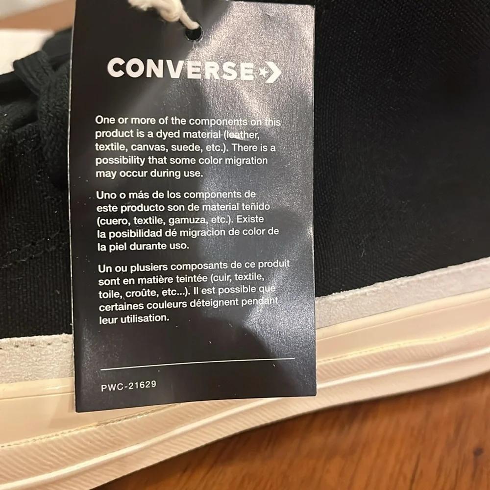 Converse Chuck 70 High All Star Shoes Sneakers black egret new Mens Size 10 - Picture 8 of 14